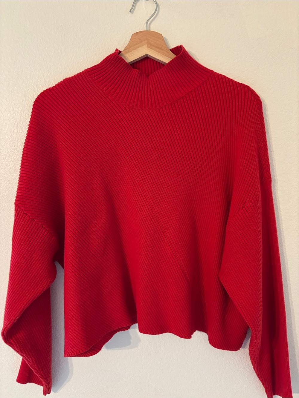 MAEVE Fall Apple Orchard Sweater Cozy Oversized Medium